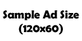 120x60 Sample Ad Size